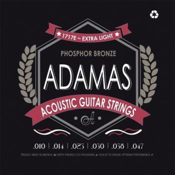 Adamas 1717E Extra Light Acoustic Guitar Strings (AD-1717E)